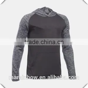 New Design Mens Lightweight Pullover Hoodie Contrast Long Sleeve Hoodie T Shirt Outdoor Performance Hoodie Jacket Sports Wear thumbnail-1