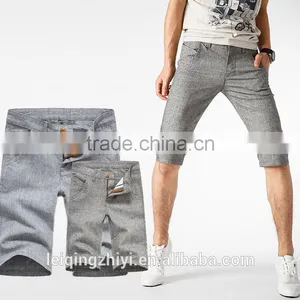 Hot 100% Cotton Cheap Light Color Casual Half Pants for Men thumbnail-2