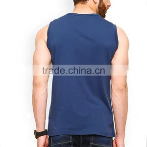 Mens Plain Blank Button Neck Tank Sleeveless Polo Shirt Tops thumbnail-3