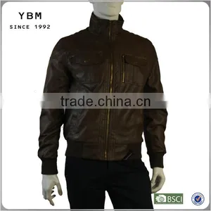 OEM Plain Casual Design Varsity Jacket,man Jacket Repsol Jacket Leather thumbnail-1