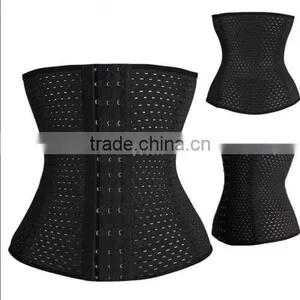 Innovative Products Walson Sport Model Black and Beige With Hook Corset 3 Row Hooks Waist Trainer thumbnail-5
