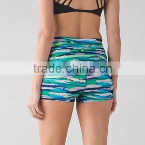Factory Wholesale Custom Summer Shorts Womens Yoga Apparel Shorts thumbnail-3