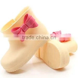 Girl's Rain Boots, Big Bow Rain Boots, Girl Rain Boots thumbnail-4