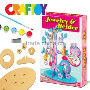 OEM Make Your Jewelry Set Create Your Kitty Wooden Jewelry and Holder thumbnail-3