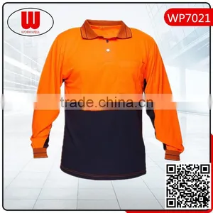 High Quality Uniform hi Vis Polo Shirt thumbnail-1