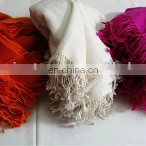 100 % Cashmere Twill Weave Throw, Blanket thumbnail-1