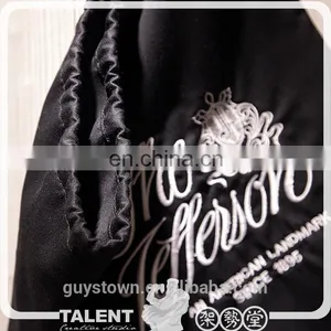 Custom Embroidery Logo Cloth Drawing String Bag For Promotion thumbnail-3