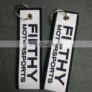 Custom Aviation Gifts Keychain Embroidery Design Key Chain thumbnail-4