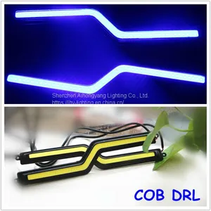 High Quality Blue Color 12V Chips COB Led Rigid Strip,RGBW 3w 5w Led Light Bar for Car Lights thumbnail-1