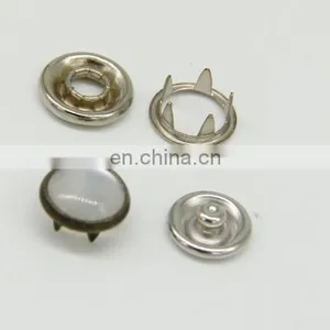 Fashion Brass Cap Prong Ring Snap Button, Stainless Steel Snappet-prong Button Five Prong Snap Button thumbnail-6