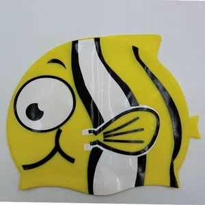Nontoxic Silicone Swimming Cap for Children thumbnail-3