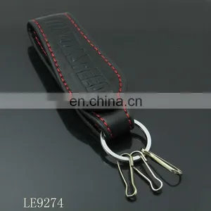 Fashionable Metal Leather Keychain thumbnail-1