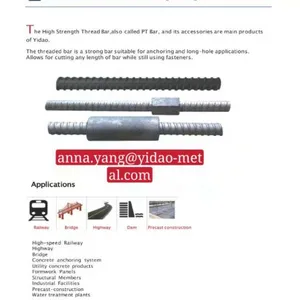 Mining Rock Bolt M20 25 32 for Ground Anchor thumbnail-2