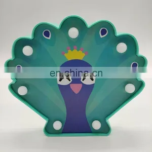 Plastic Peacock Shaped Fairy Holiday Light Battery Light For Home Decoration thumbnail-3