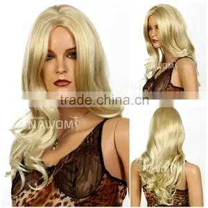W3411 Human Hair Virgin Cambodian Hair Half Wig thumbnail-1