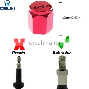 Multi-color Hexagon Valve Stems Caps Auto Car Bike Motorcycle Truck Wheel Tire Valves Stem Cap thumbnail-4