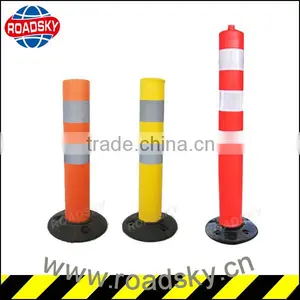 Reflective Rubber Knock Down Elasticity Warning Post thumbnail-1