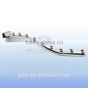 Made in China Metal Chrome Sore Fixtures/display Hook With Beads thumbnail-1