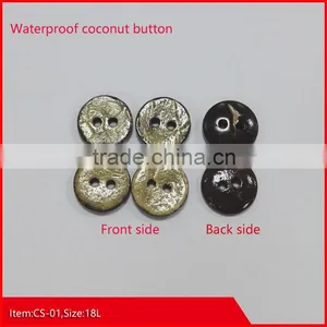 Waterproof Nature Coconut Button thumbnail-2