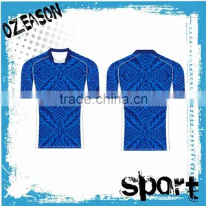 Hot Sale Custom Brand and Logo 100% Polyester Rugby Jersey Supplier From China thumbnail-1