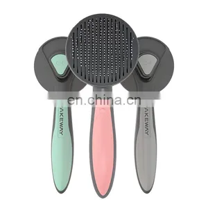 New Multifunction Hot Selling Cat Dog Lint Removal Self Cleaning Pet Hair Deshedding Tool Dog Grooming Brush thumbnail-1