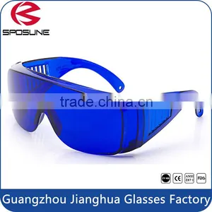 Traditional Blue Welding Filter Lens Safety Eyewear Wide Temples Increase Side Protection Safety Goggles thumbnail-1