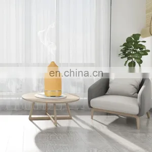 Home Ceramic Ultrasonic Aroma Diffuser With Led Light Essential Oil Perfume Diffuser thumbnail-4