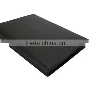 Wholesale High Quality Custom Black Color Genuine Saffiano Leather Office File Bag Document Folder Notebook thumbnail-3