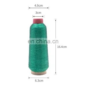 OEKO TEX Metallic Embroidery Polyester Thread Gold Silver Metallic Embroidery Thread thumbnail-4