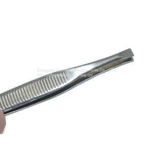 Flat Head Tweezers Plucking Eyebrow Clip Plucking Forceps Small Tweezers Tool Artifact Beard Men Eyebrow Shaving thumbnail-1