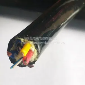 Polyurethane PUR Power Line Plus Multi-core Single-mode Fiber Composite Anti-seawater Cable Zero Buoyancy Cable thumbnail-1