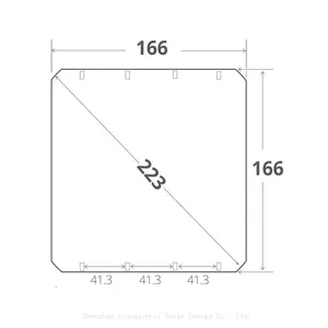 Original Sunpower High Efficiency 24.5%166*166mm Mn1 6.71W Maxeon Gen 6 Sunpower Maxeon Technology thumbnail-3