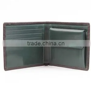 Top Quality Fashion Bifold Calf Leather Purses /men Leather Coin Purses thumbnail-1