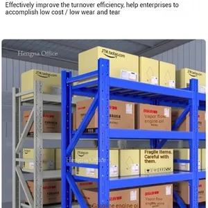 Professional Long Span Racking for European Distribution Hub, Metal Shelving Unit With Anti-corrosion Powder Coated & Flexible Layer Height, Custom thumbnail-5