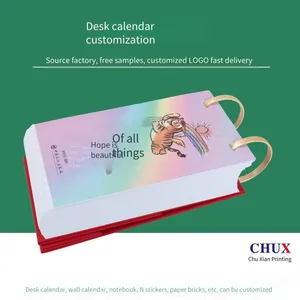 Creative Desk Calendar Printing Factory, Enterprise Promotion, Business Gift, Advertising Design, Ring - Bound Customization Factory thumbnail-4