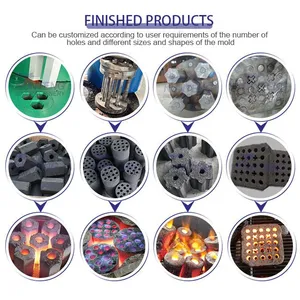 Charcoal Powder Briquette Molding Machine Charcoal Briquette Equipments EPC thumbnail-3
