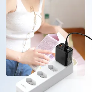 100W Dual USB-C GaN Wall Charger for Simultaneous High-Power Device Charging thumbnail-4
