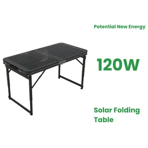 New Energy Folding Panel Portable Solar Folding Outdoor Portable Panel Camping Table With Solar Panel thumbnail-1