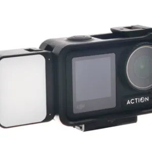 Mini Pocket LED Light With Cold Shoe and Support Bracket Kit Photographic Lighting for DSLR Camera, Gopro DJI Action Camera thumbnail-5