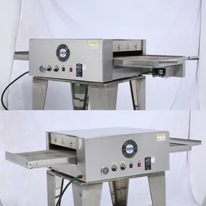 Electric Conveyor Pizza Oven QD-20H 11kW Stainless Steel Tunnel Baking Machine for Professional Pizza Making thumbnail-5