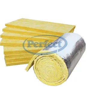 High Quality China Manufacture Fiber Glass Wool Insulation With Facing Flexible Duct Insulation thumbnail-1