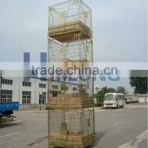 Customized Mesh Storage Warehouse Steel Cage With Bag thumbnail-6
