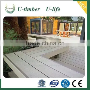 Teak Wood Decking Wpc Tongue and Groove Composite Decking thumbnail-1