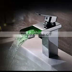 Single Handle Brass LED Basin Mixer thumbnail-4