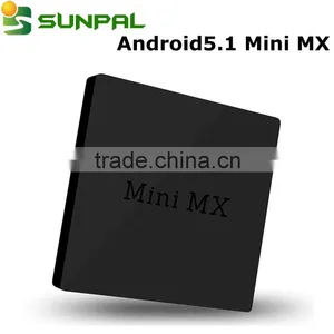 Stable Quality Android 5.1 Amlogic S905 Mini mx Quad Core tv Box 5.1 2gb Ram Built in Antenna for WIFI T10 Set Top Box thumbnail-1