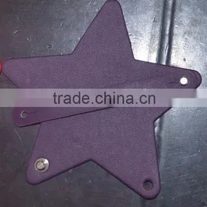 PU Leather Star Shape Hang Tag Can be Decorated With DIY Slide Letters thumbnail-1