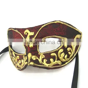 Manufacture Cheap Wholesale Plastic Halloween Party Face Mask Cheap Black Party Mask thumbnail-6