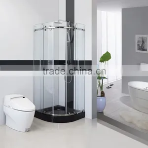 New Arrival Fancy Glass Shower Enclosure With Marble Trim thumbnail-2