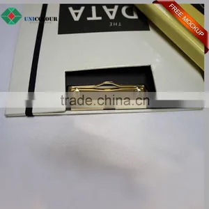 Custom Design Metal Clip Hardcover Cardboard File Folder thumbnail-6