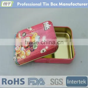 Rectangular Two Piece Colorful Cigarette Package Tin thumbnail-1